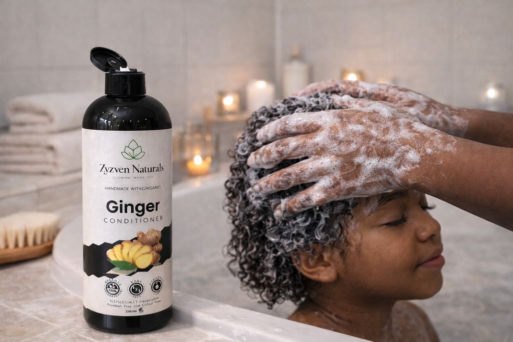 Zyzven Naturals Ingefärsbalsam – Certifierat ekologiskt | 300 ml