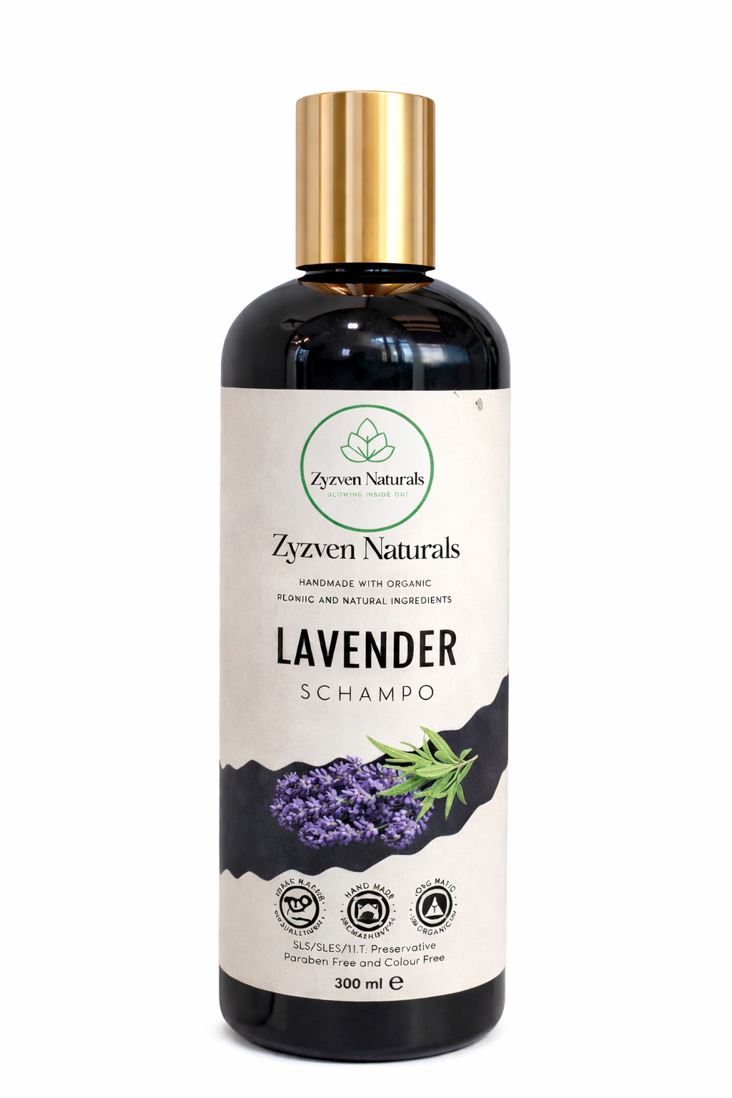 Zyzven Naturals Lavender Shampoo – Certified Organic | 300 ml