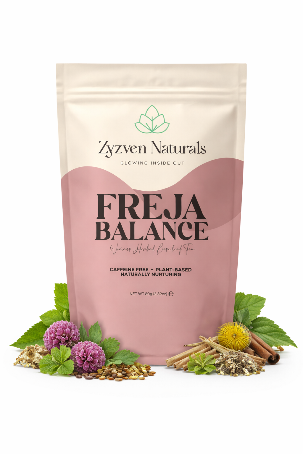 Freja Balance – Örtte för Klimakteriet & Hormonell Balans (80 g)
