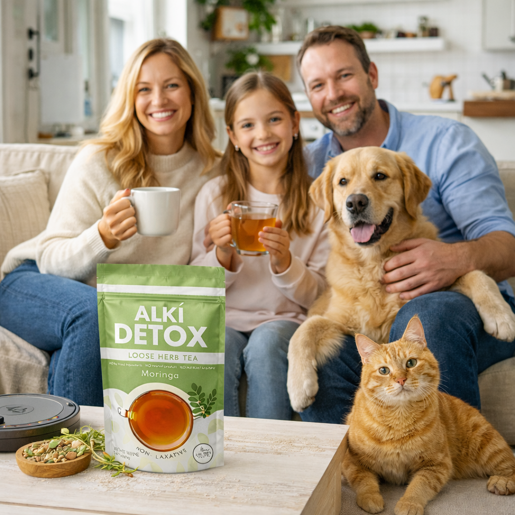 Zyzven Naturals Alki Detox med Moringa – Premium Icke Laxerande Detoxte för Metabol Balans (80g)