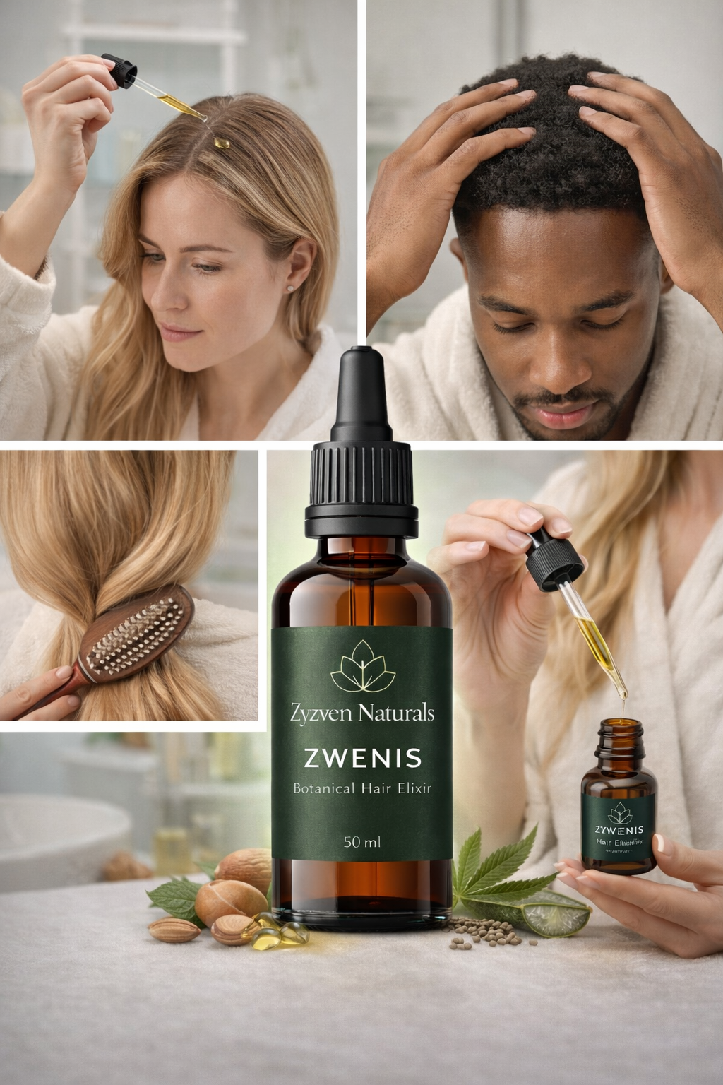 ZWENIS Botanical Hair Elixir – Närande hårolja & kroppsolja