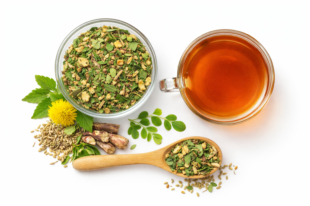 Zyzven Naturals Alki Detox med Moringa – Premium Icke Laxerande Detoxte för Metabol Balans (80g)