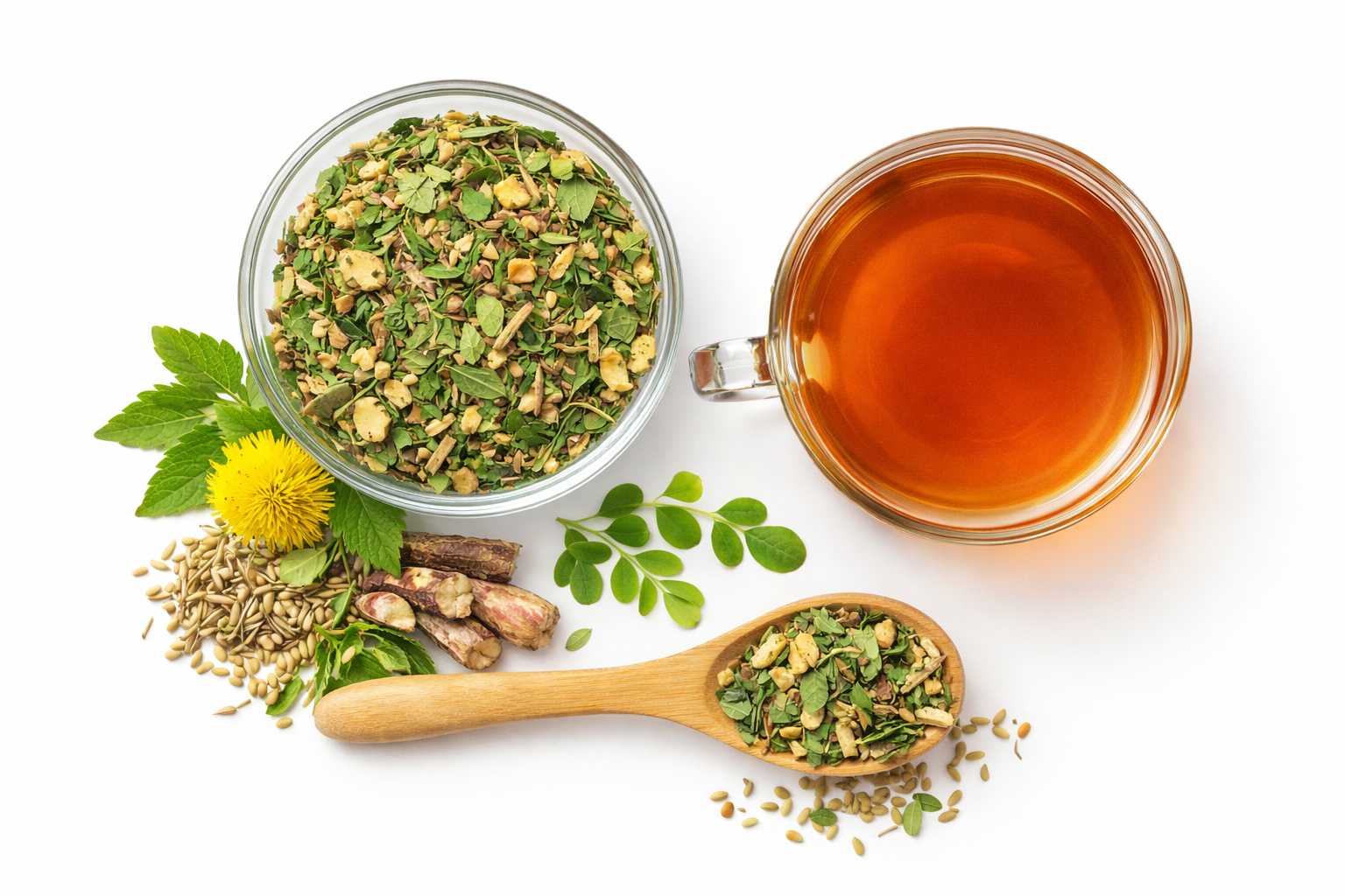 Zyzven Naturals Alki Detox med Moringa – Premium Icke Laxerande Detoxte för Metabol Balans (80g)