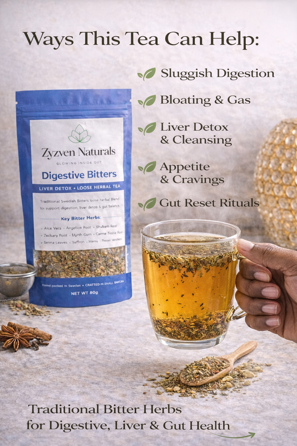 Digestive Bitters – Liver Detox Tea