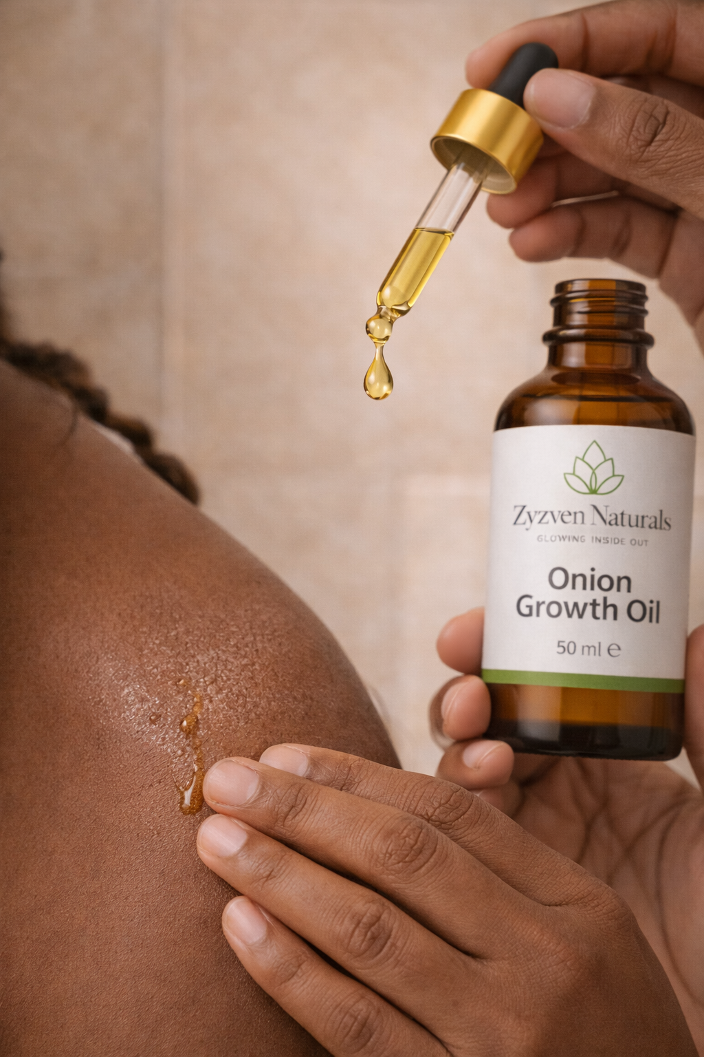 Zyzven Naturals | Onion Growth Oil – Scalp & Hair Support | 50ml