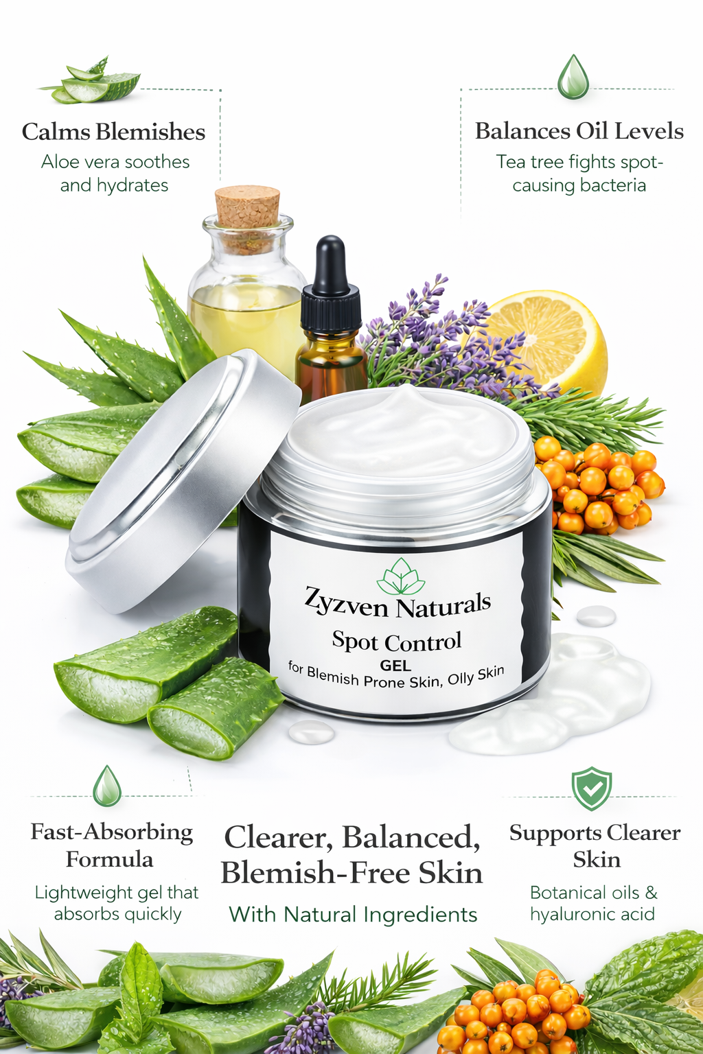 Zyzven Naturals Spot Control Gel – 50 ml