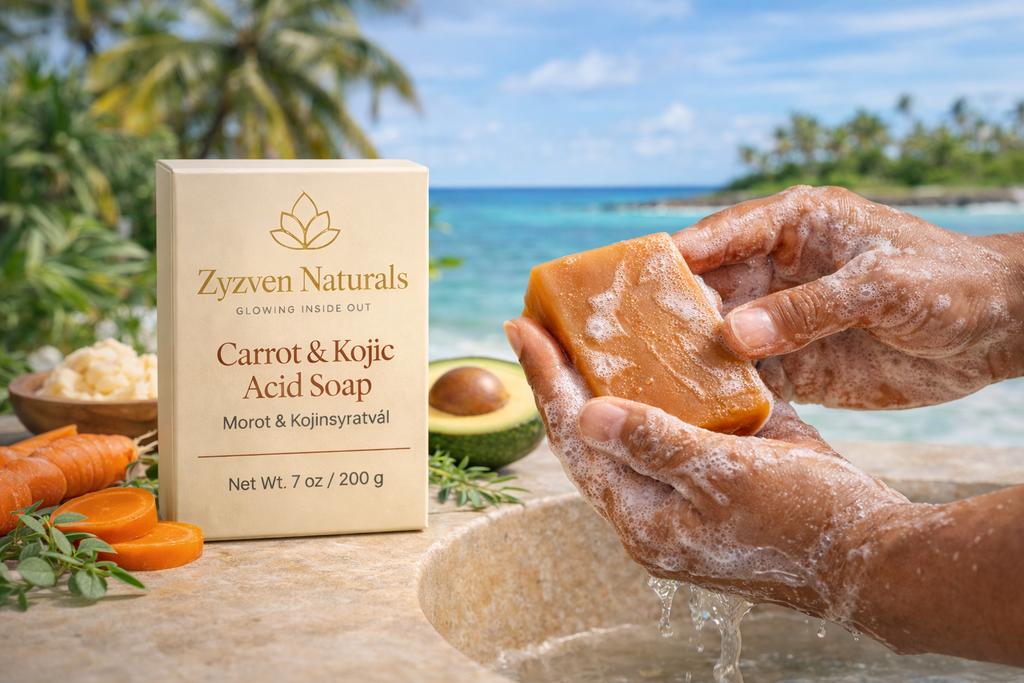 Carrot & Kojic Acid Soap – Large 200 g Bar