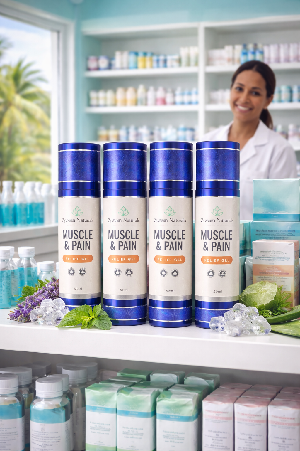 ZWENIS Muscle Rub Gel – kroppskomfort vid klimakteriet (50 ml)