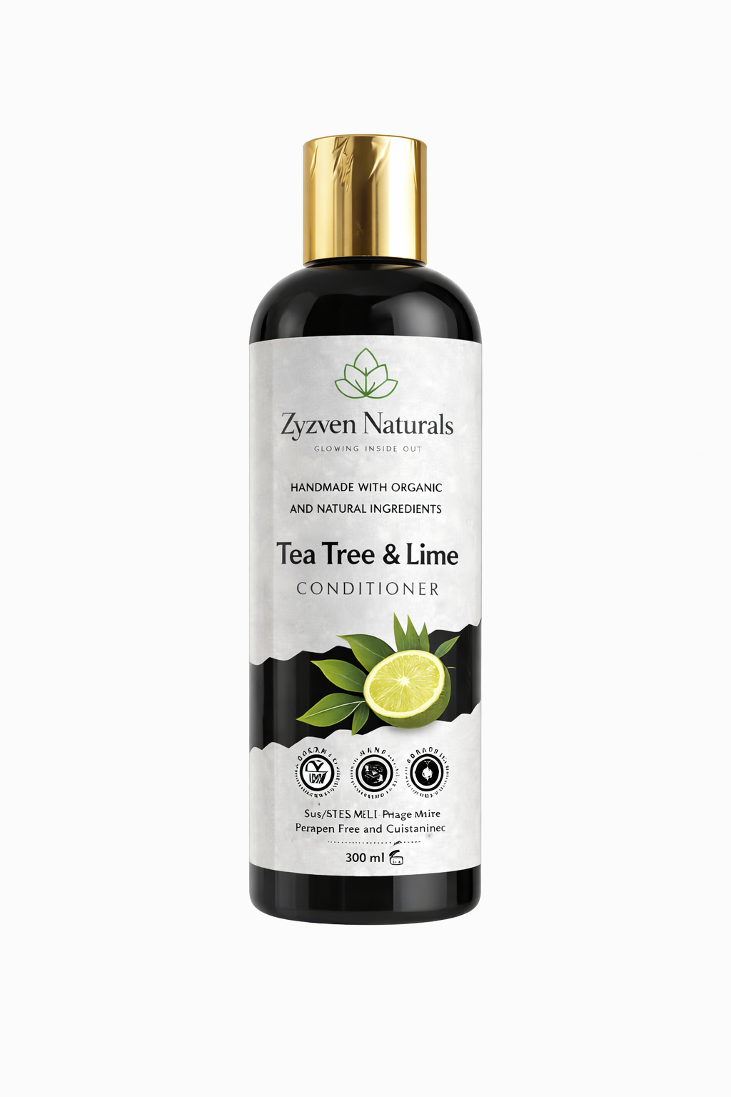 Zyzven Naturals Tea Tree & Lime Balsam – Certifierat ekologiskt | 300 ml