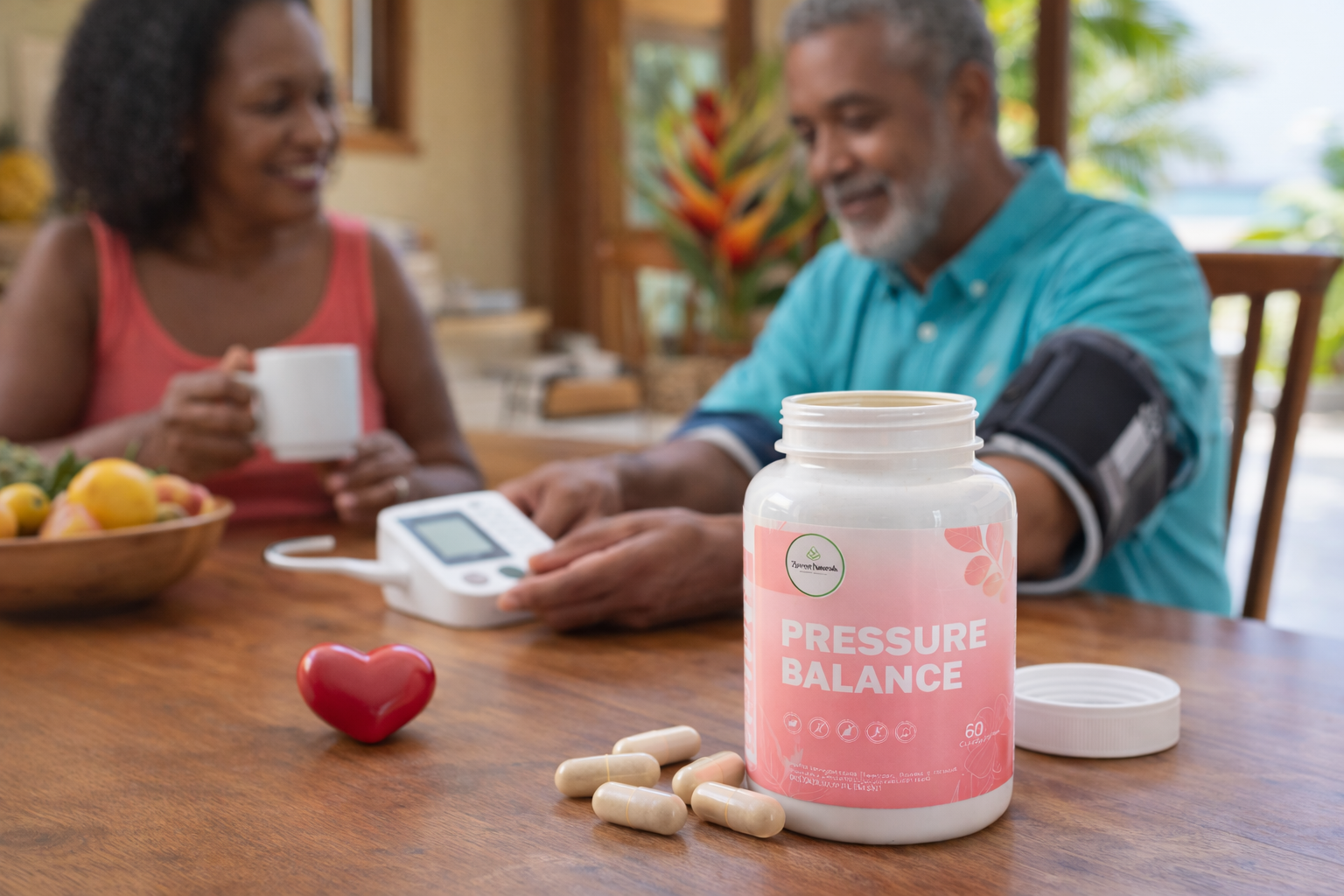 Zyzven Naturals Pressure Balance – Ekologiskt Kosttillskott för Hjärt- & Blodtrycksbalans (60 kapslar)