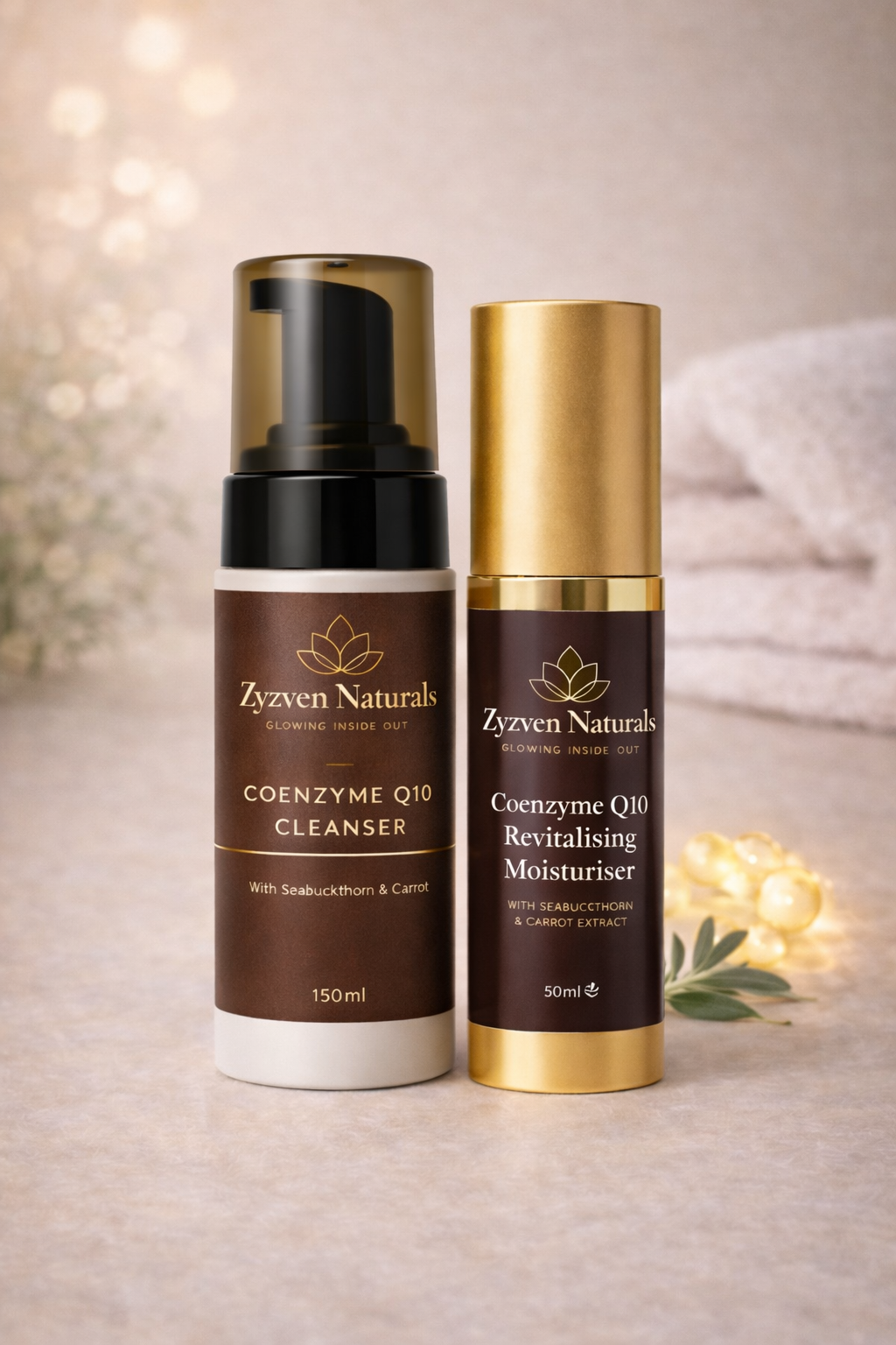 Zyzven Naturals | Coenzym Q10 Ansiktskräm – Närande & Uppstramande | 50 ml