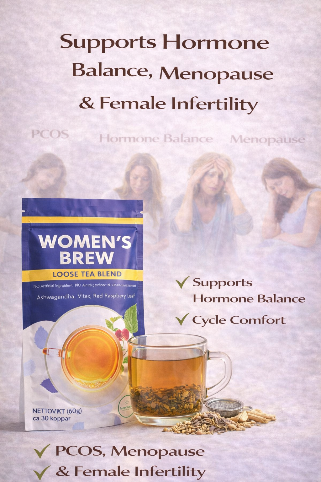 Zyzven Naturals Women’s Brew – Lösviktste (60g)