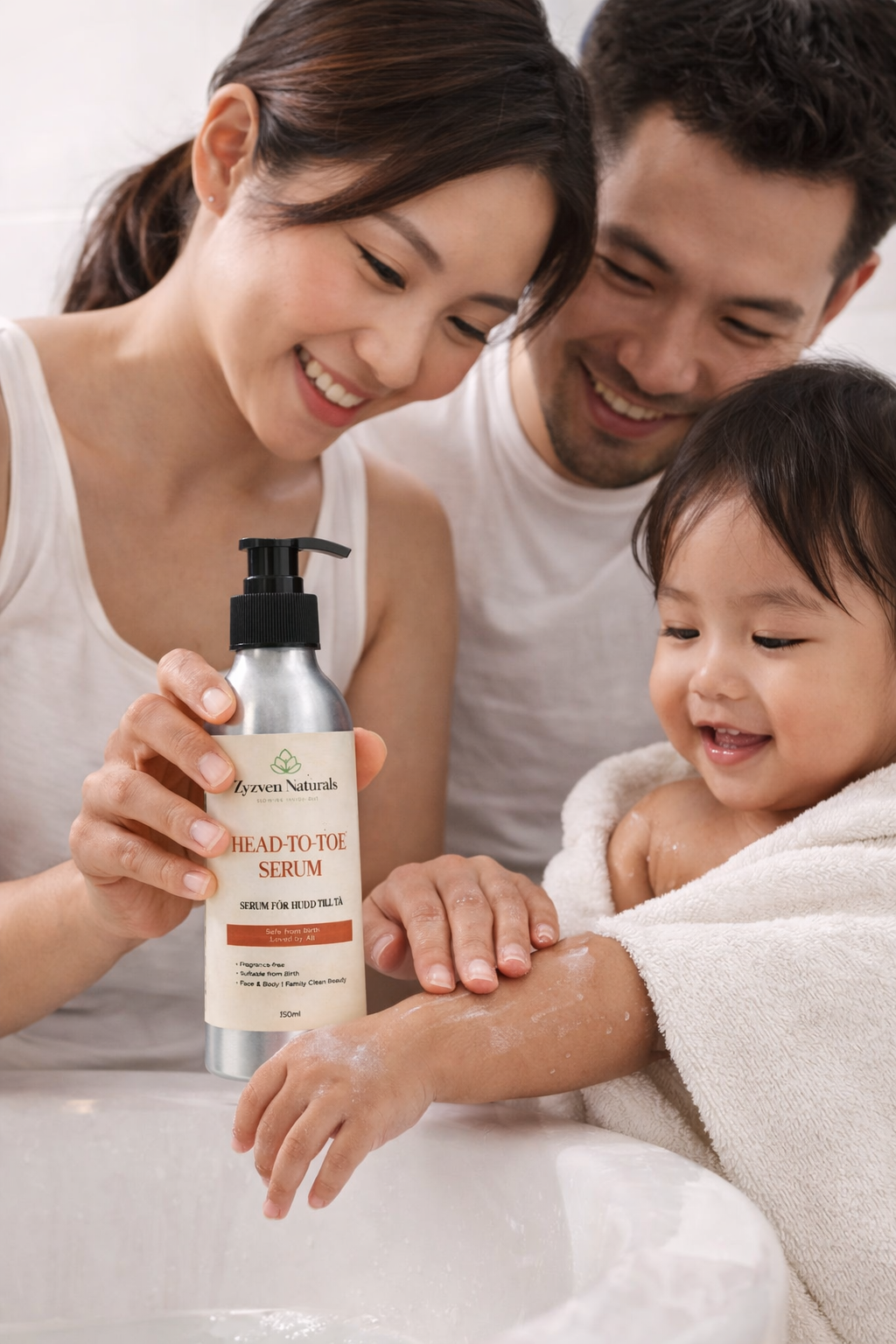 Zyzven Naturals Head to Toe Serum (Cream) – Mild Familjekräm (Från Födseln) | 150ml