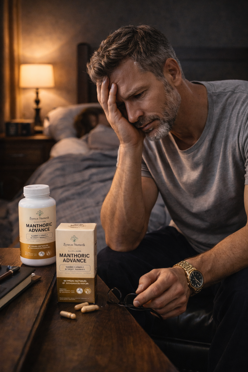 Zyzven Naturals | Manthoric Advance – Avancerat Kosttillskott för Manlig Energi, Vitalitet & Testosteron (120 kapslar)