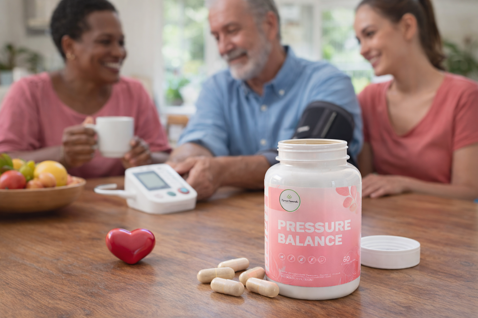 Zyzven Naturals Pressure Balance – Ekologiskt Kosttillskott för Hjärt- & Blodtrycksbalans (60 kapslar)