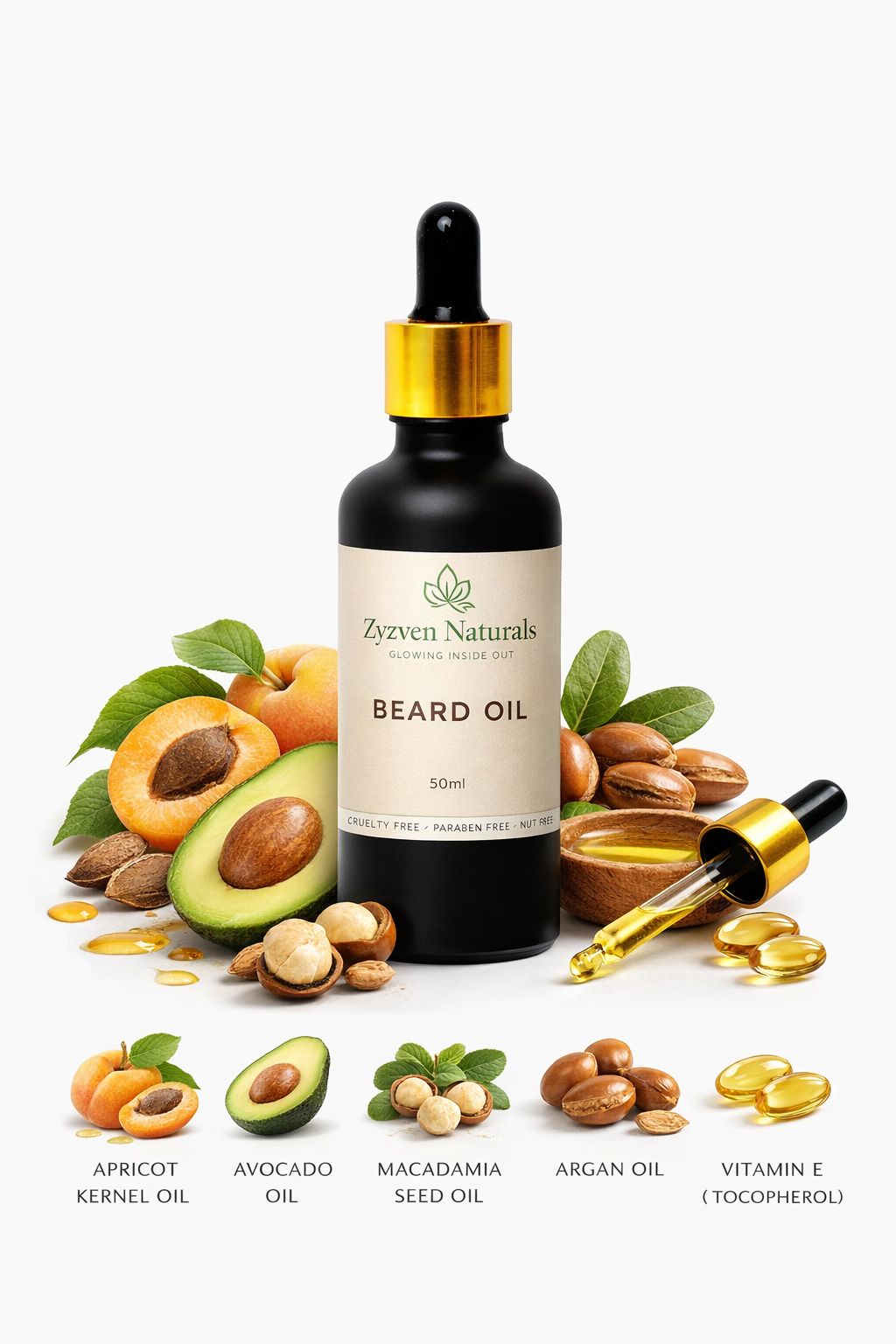 Zyzven Naturals Beard Oil – 50ml